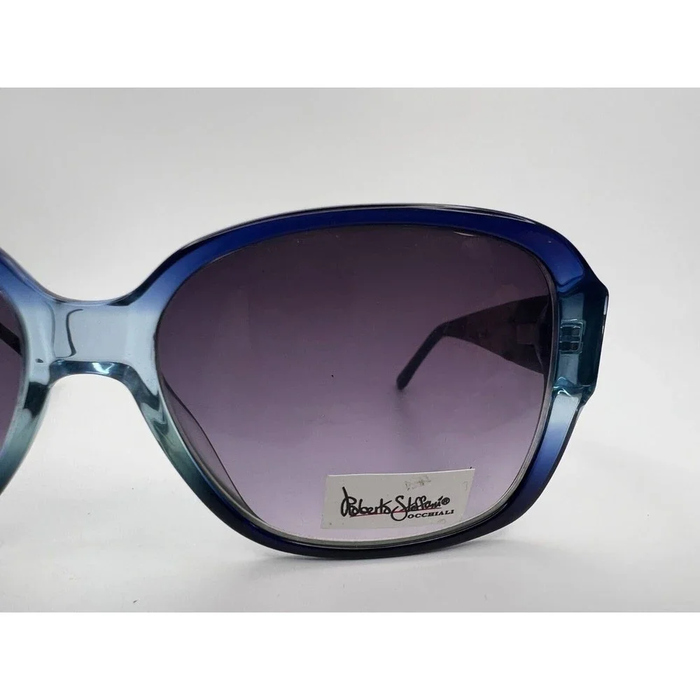 Runway Sunwear Sunglasses RS632 Blue Square Oversized Frames 58[]15 135 mm - Picture 4 of 11